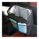 thumbnail image 2 of Bote de basura colgante para automóvil con bolsillos de almacenamiento, organizador multiusos para vehículos para viajes al aire libre, bote de basura plegable universal para camión, 2 of 5