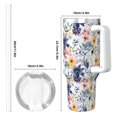 thumbnail image 4 of Salouo Lilies Flowers for 40oz Water Bottle with Handle & Flip Straw - Stainless Steel Vacuum Insulated Tumbler-Reusable Travel Coffee Mug- Gifts for Women & Men, 4 of 8