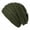 Green, variant on Unisex Winter Hat Headwear Brimless Elastic Baggy Hat Thick Knit Windproof Keep Warm Ear Outdoor School Ski Beanie Hat 1Pc