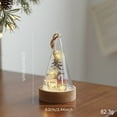 thumbnail image 4 of Diceymbol Christmas in a Bottle Lamp, Glass Snow Scene Decor, 6x4 Inch, 1 Count, 4 of 7