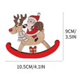 thumbnail image 3 of Yonrjhukm Christmas Decorations Wooden Sleigh Ornaments Elderly Snowman Ornaments Dress Up, 3 of 3