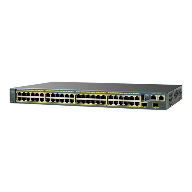 Cisco Catalyst 2960S-48TS-S - Switch - managed - 48 x 10/100/1000 + 2 x SFP - rack-mountable