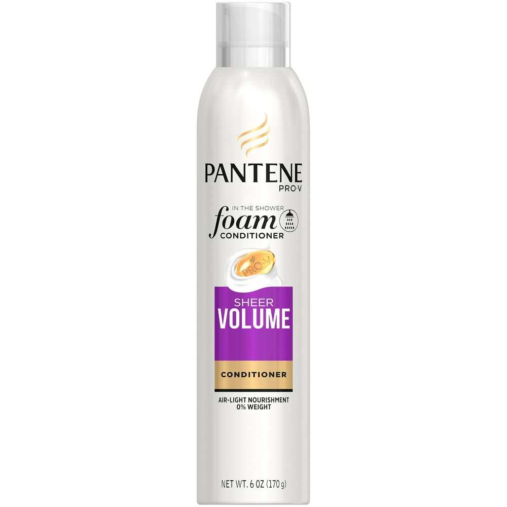Pantene ProV Sheer Volume Foam Conditioner, 6 oz