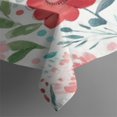 thumbnail image 3 of Pioneer Flower Floral Print Pattern Rectangle Tablecloth 60"x84",Waterproof Polyester Rectangle Table Cloth, Wipeable Spillproof Polyester Tablecloth for Dining, Camping, Indoor and Outdoor, 3 of 5