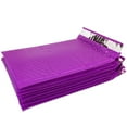 thumbnail image 5 of Beauticom Purple (25 Pieces) 4"x8" Self-Seal Poly Bubble Mailer Envelopes Eco Friendly Lightweight Made in The USA, 5 of 5