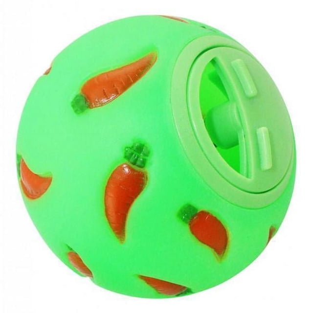 2xPet Comedero Lento Tazón Snack Juguete Bola Interactivo Juguete Para Cachorro Verde