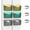 Magnetic Black, variant on Metal Wall File Pocket Mail Organizer, 6 Pack Mesh Wall Mounted File Holder for Office/Home