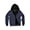 Navy, variant on Visitor Men's Heavyweight Sherpa Lined Thermal Hoodie Jacket