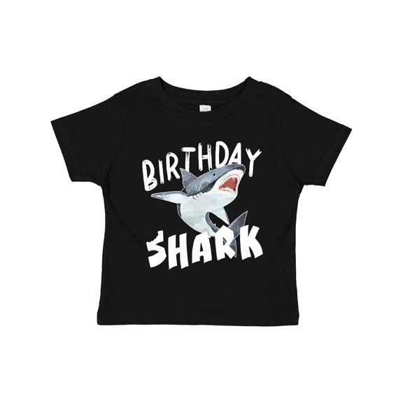 Inktastic Birthday Shark Boys or Girls Toddler T-Shirt