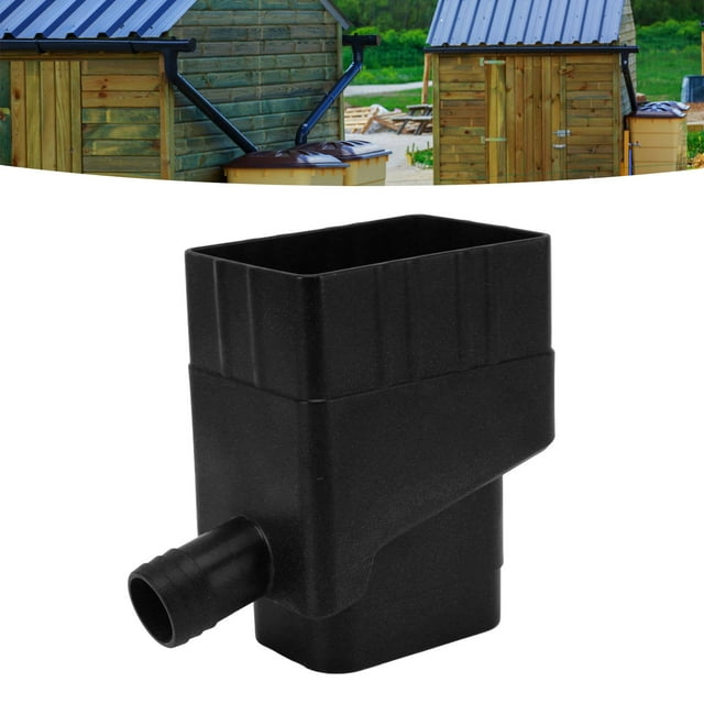 De Recolección de Agua de Lluvia Kit Profesional de Desviador de Tubería de Bajada Anti Ultravioleta con Accesorios de Tornillo de Tubería Adecuado para Césped de Jardín ANGGREK Otros