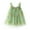 1#Green, variant on Tiijoy Infant Girls Floral Embroidery Tulle Dress Layered Mesh Princess Dress, Sizes 12-18M