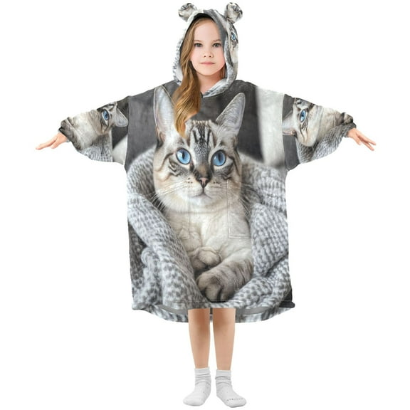BZSMCE Wearable Blanket Hoodie Fashion Blanket Cuddle Time Home Wear