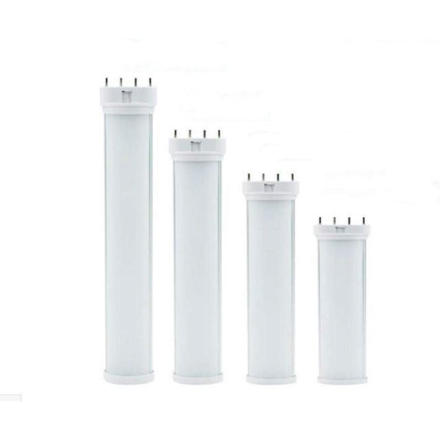YISITIAN Lot de 2 Ampoule LED 2G11 Base 4 Broches Ampoule LED Lustale Tube de Conversion LED 2G11 Ampoule LED CFL/éclairage Fluorescent Compact Remplacement (Enlever Ou Passer le Ballast (Blanc, 6000K, 12W 12.5 Pieds') CJ-96133