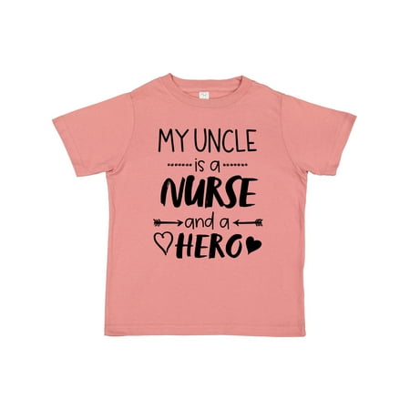 

Inktastic My Uncle is a Nurse and a Hero Gift Toddler Boy or Toddler Girl T-Shirt