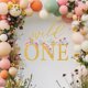 thumbnail image 1 of Cieqr Calcomanía De Flores Silvestres Para Decoración Del Primer Cumpleaños - Wild One Decoración Del Primer Cumpleaños Pegatina Con Tema De Pequeñas Flores Silvestres Para Fondo De Arco De Globos De, 1 of 5