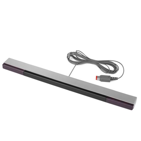 Wired Infrared IR Sensor Bar with Stand, Motion Controller Tracker Replacement for Nintendo Wii / Wii U (Best Wii Sensor Bar Replacement)