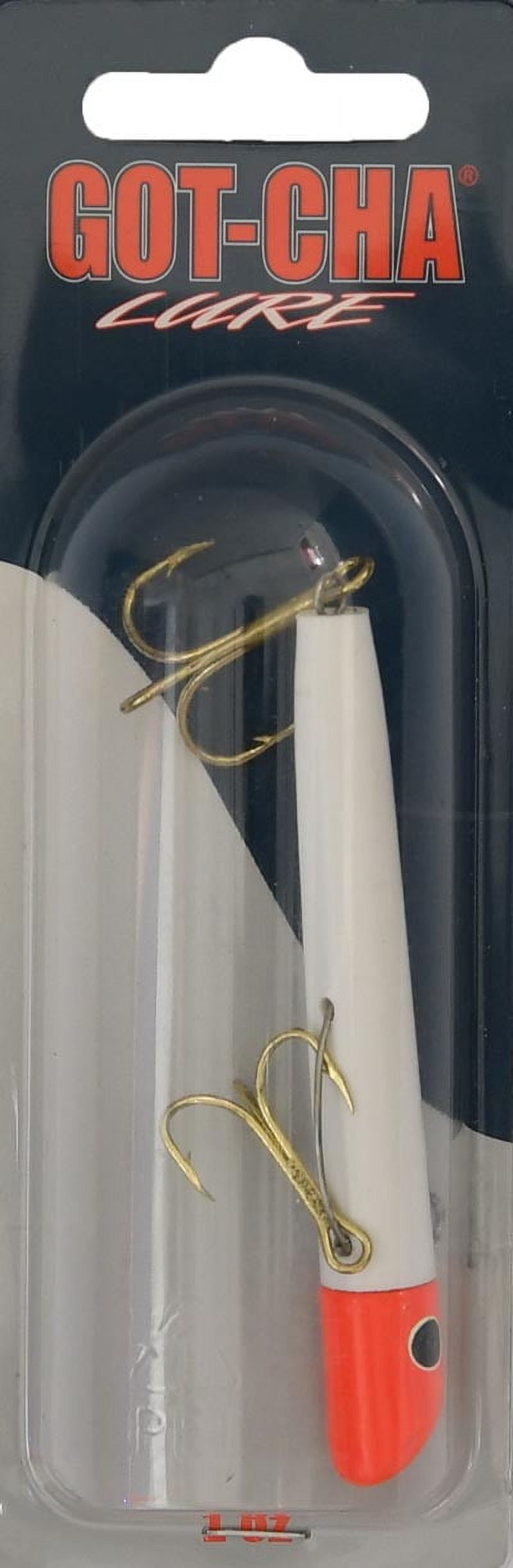 Got-Cha G101GH White Plastic Fishing Lure, Hard Baits