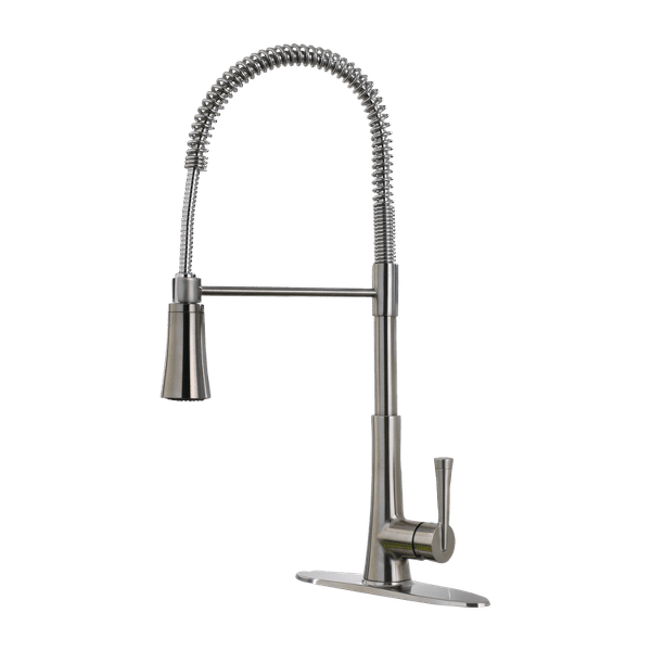 Zuri Single Handle Pull Down Kitchen Faucet Walmart Com Walmart Com