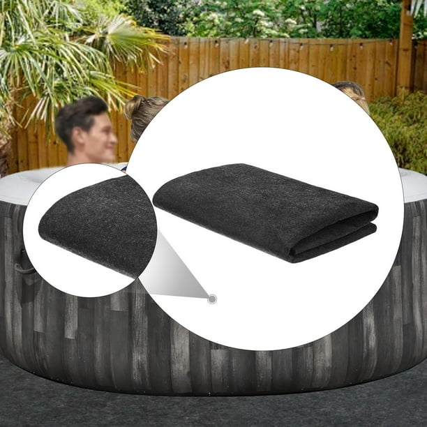 Alfombrilla de garaje para debajo del coche, antiderrames de aceite, de fieltro cortable, lavable, para reparación de coches, remolques, carritos de 150 cm x 60 cm