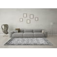 thumbnail image 3 of Ahgly Company Indoor Rectangle Abstract Gray Modern Area Rugs, 2' x 5', 3 of 4