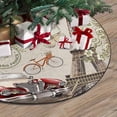 thumbnail image 3 of ZHANZZK Paris Vintage Car Xmas Christmas Tree Skirt Stand Mat for Holiday Party Decoration Indoor Outdoor 36 inches, 3 of 3