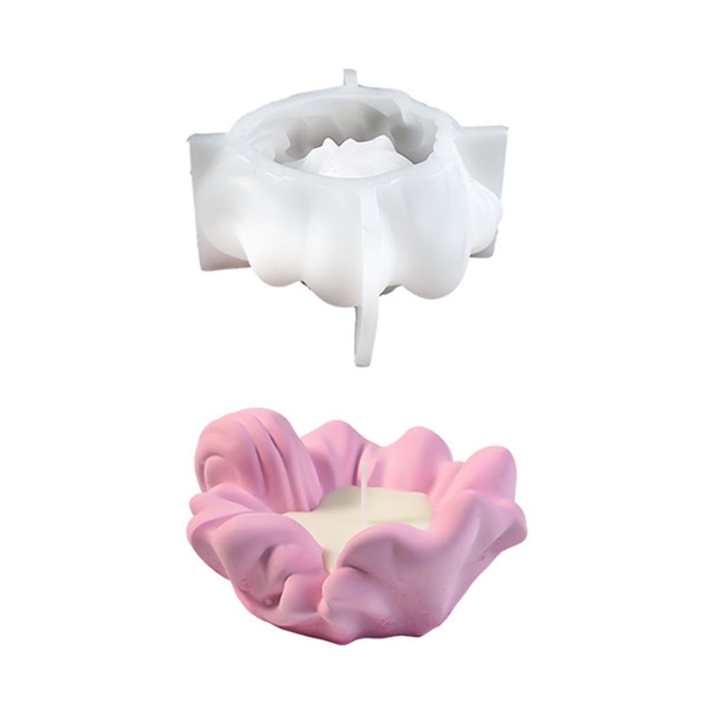 Aurgiarme Flexible Sturdy Silicone Molds Fashion Accessory for Making Unique Shaped Candle and Home Decorations
