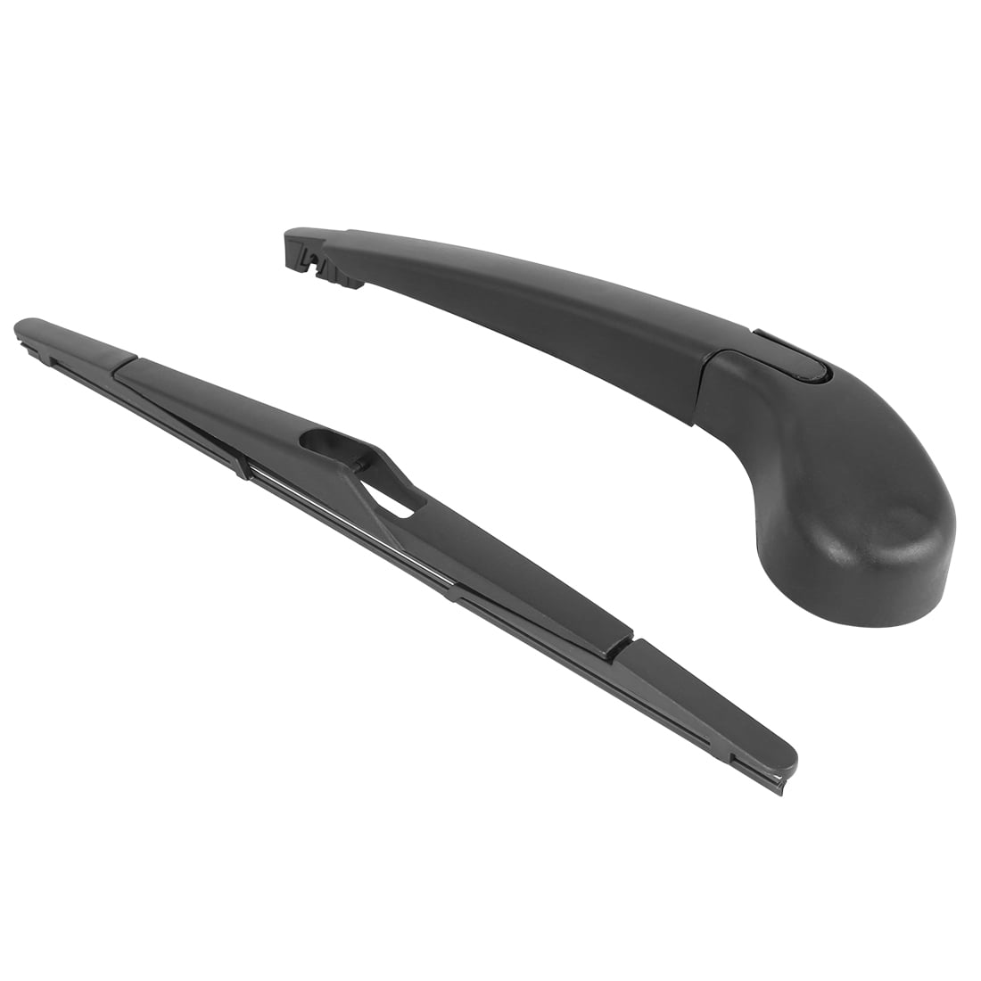 Black Rear Windshield Wiper Blade Arm Set for 2017 Ford Focus CTCC 12