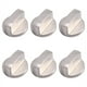 thumbnail image 1 of Perillas de cocina de 6 piezas, perillas de estufa de gas de 6 mm, perillas de metal de repuesto, accesorios para perillas de horno de gas de cocina, 1 of 3