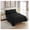 Black, variant on KriKac 7 Piece Comforter Set Bag Solid Color All Season Soft Down Alternative Blanket & Luxurious Microfiber Bed Sheets, Black, Full