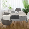 thumbnail image 3 of Yayeee Tablecloths 60" x 90" Rectangle Wrinkle Resistant Party Table Cover, Gray Cute Cats, 3 of 8