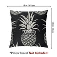 thumbnail image 4 of PIKWEEK Pillow Covers Summer Colorful Fresh Pineapple Tropical Fruit Cotton  Throw Pillow Case Cushion Cover Outdoor Home Couch Decorative Set of 2 Multiple specifications, 4 of 7