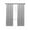 Gray, variant on Gray Striped Blackout Curtains 39 Inches Long for Bedroom, Modern Minimalist Vertical Stripes Lines Thermal Insulated Room Darkening Black Out Window Curtain Panels Grommet Drapes for Living Room