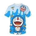 thumbnail image 2 of Camiseta Doraemon Hombres Robot Shirt Design Ragged Cartoon 3D Print Top Y Moda De Gran Tamaño Ropa Jersey, 2 of 3
