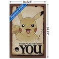 thumbnail image 3 of Pokémon - Needs You Wall Poster, 14.725" x 22.375", Framed, 3 of 5