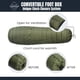 thumbnail image 4 of Saco de Dormir Ultraligero para Camping Onewind Verde Oliva, 4 of 9