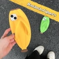 thumbnail image 3 of Kawaii Phone Cases Apply to iPhone 14 Pro,Cute Cartoon Yellow Slippers Phone Case with Banana Flip Flops Phone Case 3D Case Soft Silicone Protctor Women Girls for iPhone 14 Pro, 3 of 14
