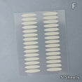 thumbnail image 4 of 5 Sheets Invisible Double Eyelid Tape Transparent Self Adhesive Natural Big Eyes Lift Non-marking Mesh-Lace Eye Stickers Eyes, 4 of 10