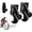 Black, variant on 2‑Pack Auto‑Clamping Bicycle Water Bottle Holder, 360° Rotatable Cup Cage for Handlebar & Frame, Compatible for Bike, Ebike, Motorcycle & ATV(Black)