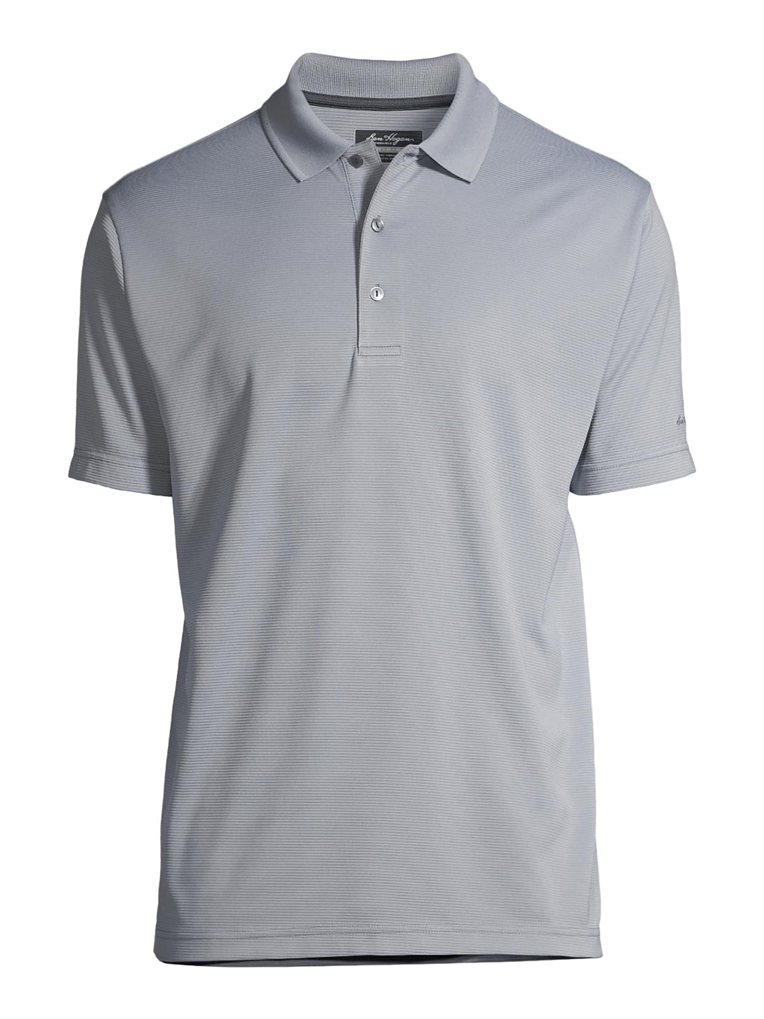 Ben Hogan Men's & Big Men's Performance Solid Polo Shirt with Short Sleeves, Sizes S-5XL