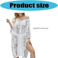 thumbnail image 3 of Women Beach Cover up Shirt Breathable Cotton Blend Fabric Quick Dry Technology for Swimming Pool Parties Comfort, 3 of 8