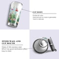 thumbnail image 2 of SKYSONIC Doodle Flower and Butterfly Pattern 20 oz Stainless Steel Insulated Mug, Double Vacuum Insulated Travel Mug with Lid and Straw, 2 of 7