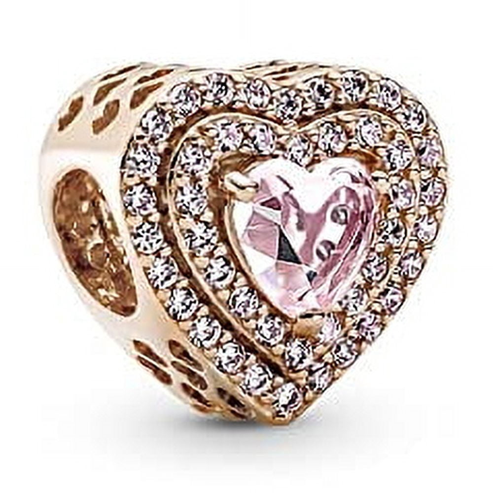 Pandora Timeless Sparkling Levelled Heart Charm