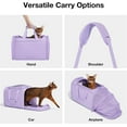 VETRESKA Pet Cat Dog Carrier Travel Airline Approved with Pockets Pad
