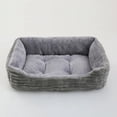 thumbnail image 2 of Bed for Dog Cat Pet Square Plush Kennel Medium Small Dog Sofa Bed Cushion Pet Calming Dog Bed House Pet Supplies Accessories ShopWise Round, 2 of 22