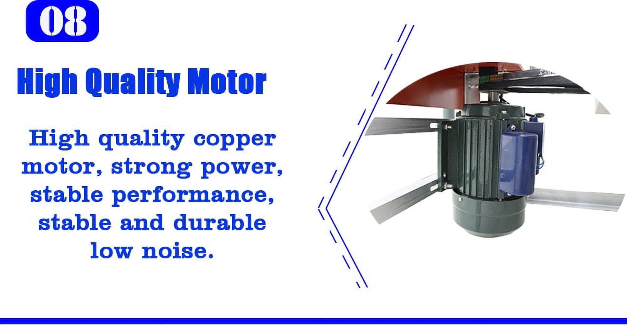 EQCOTWEA Dry Powder Mixer Feed Blender Granular Plastic Mixing Machine Stainless Steel 75KG