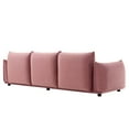 thumbnail image 4 of Modway Copious Performance Velvet Sofa in Dusty Rose, 4 of 7