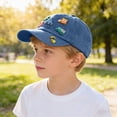 thumbnail image 2 of CAUYDY Baby Baseball Cap Toddler Baseball Hat Infant Ball Cap Newborn Hats Boys Girls Toddler Snapback Hat 4T 5T 6T 7T Kids Trucker Hats (Sizes One Size,B1-Blue), 2 of 8
