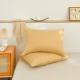 thumbnail image 1 of Move Over Beige Pillowcases Queen, Zipper Closure Pillow Cover Set of 2, Microfiber Pillow Cases, 2 Pack, 1 of 7