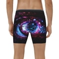 thumbnail image 4 of Picia v Pattern Men's Athletic Long Leg Briefs , Performance Stretch Underwear，Moisture-Wicking, 4 of 7