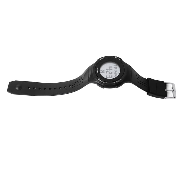 Reloj Digital LED ANGGREK acero inoxidable impermeable negro